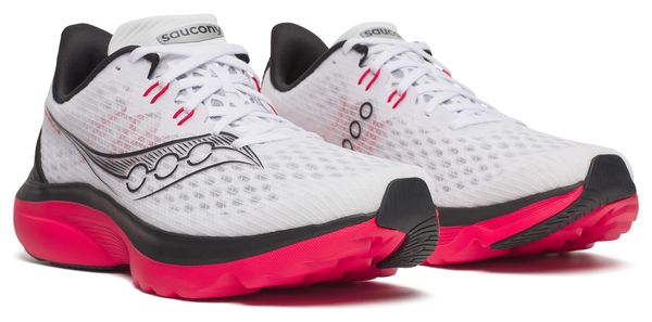 Chaussures Running Saucony Kinvara 16 Blanc/Rouge Homme