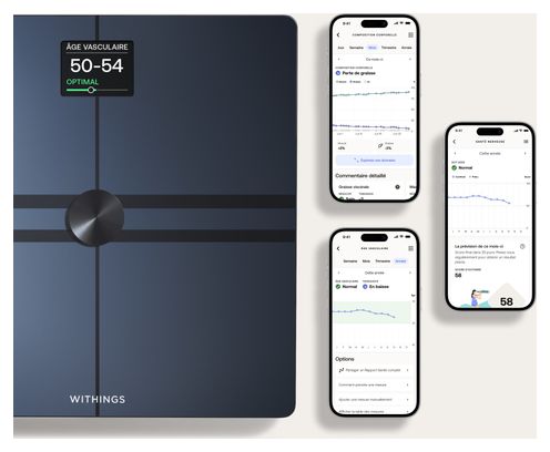Balance connectée Withings Body Comp - Noire