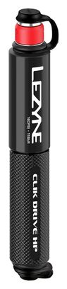 Lezyne Clik Drive HP Handpomp (160 Psi / 11 Bar) Zwart