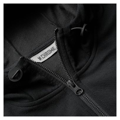 Sweat à Capuche Chrome Merino Cobra 3.0 Noir 