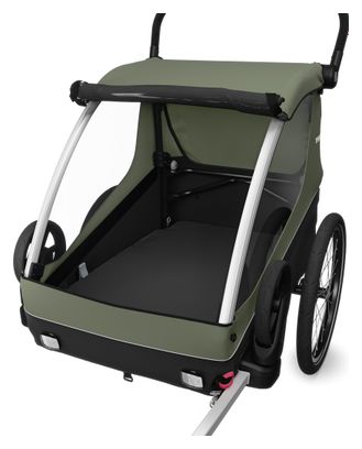 Thule Courier Kinderfietskar Vintage Groen