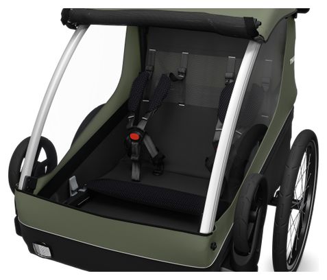 Thule Courier Kinderfietskar Vintage Groen