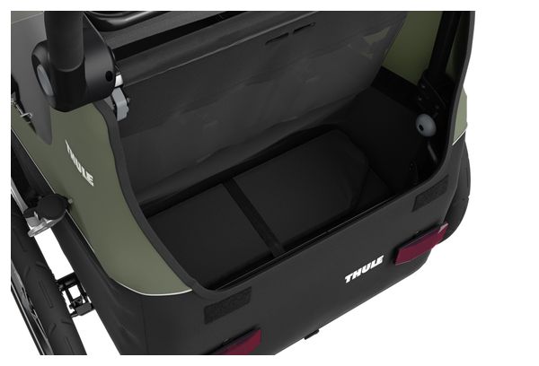 Thule Courier Kinderfietskar Vintage Groen