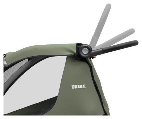 Thule Courier Kinderfietskar Vintage Groen