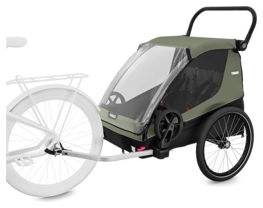 Thule Courier Kinderfietskar Vintage Groen