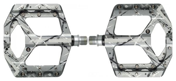Pair of HT Components Supreme ANS10 Camo Gray Flat Pedals