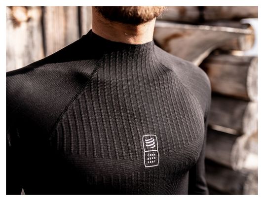 Compressport 3D Thermo 110g Long Sleeve Jersey Black