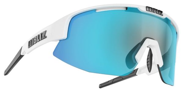 Occhiali da sole Bliz Matrix Hydro Lens Fumè Bianco / Blu