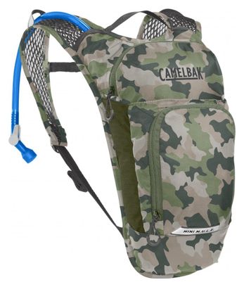 Sac Hydratation Enfant Camelbak Mini M.U.L.E. 3L + poche à eau 1.5L Camo