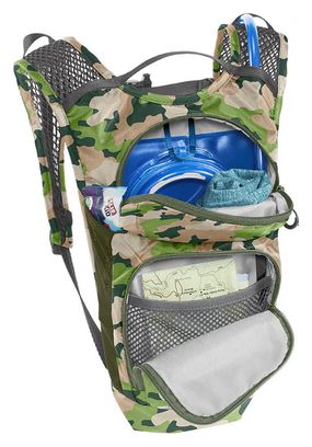 Camelbak Mini M.U.L.E. 3L Hydration Bag + 1,5L Camo water pouch