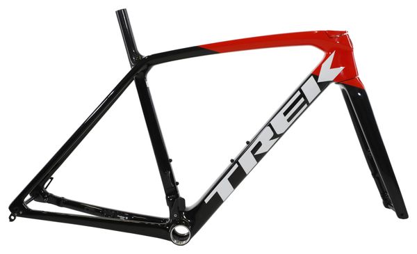 Produit Reconditionné - Kit Cadre Trek Emonda SL Disc Trek Black/Radioactive Red 2021