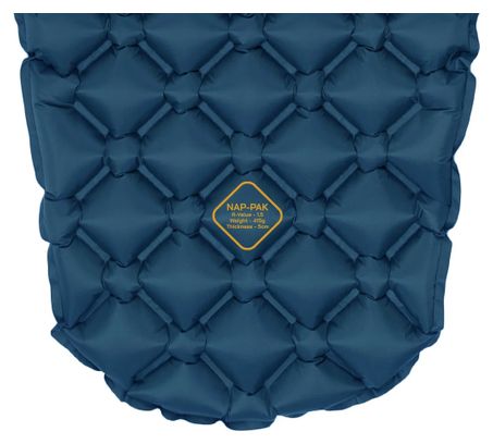 Matelas de couchage gonflable Highlander NAP-PAK - Valeur R 1 5 - Bleu