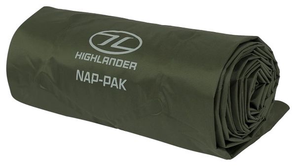 Matelas de couchage gonflable Highlander NAP-PAK - Valeur R 1 5 - Bleu
