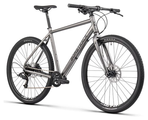 Bicicleta de gravilla Bombtrack Munroe Al Microshift 8V 650b Guijarro Gris Mate 2024