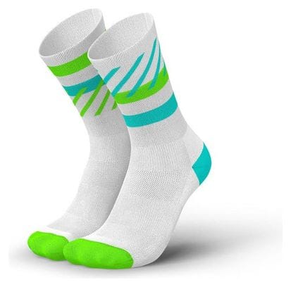 Incylence Disrupts Running Socks Blanco Verde