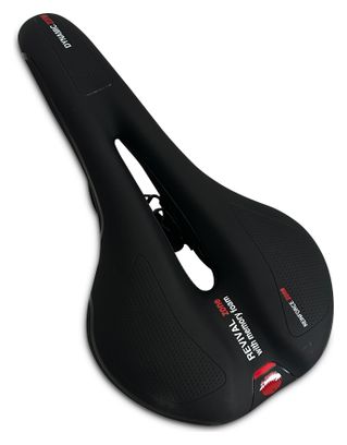 Selle Confort Soft 28x15cm Femmes/Hommes Noir