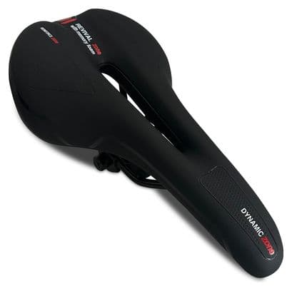 Selle Confort Soft 28x15cm Femmes/Hommes Noir