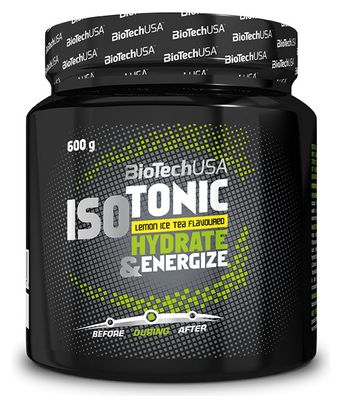 Boisson énergétique BioTechUSA IsoTonic 600g Ice-Tea Citron