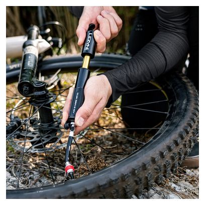 Lezyne Clik Drive HV Handpomp (90 Psi / 6,2 Bar) Zwart