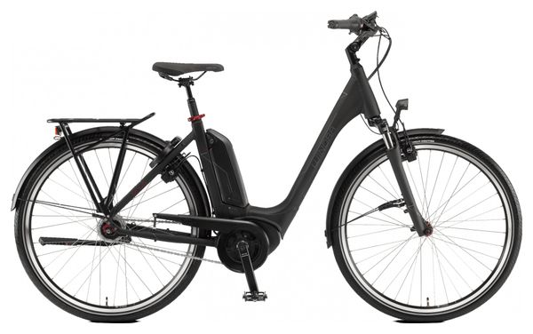 Vélo de Ville Électrique Winora Sinus Tria N8f Monotube 500 Wh 28'' Shimano Nexus 8V Noir Mat 2021