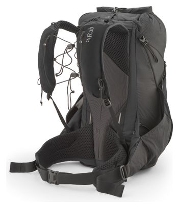 Mochila de senderismo RAB Muon 40 L negra para hombre