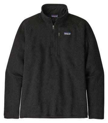 Polaire Patagonia Better Sweater 1/4 Zip Homme Noir
