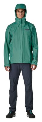 Chaqueta impermeable Patagonia Torrentshell 3L Rain Verde Hombre
