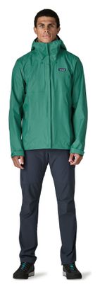 Chaqueta impermeable Patagonia Torrentshell 3L Rain Verde Hombre