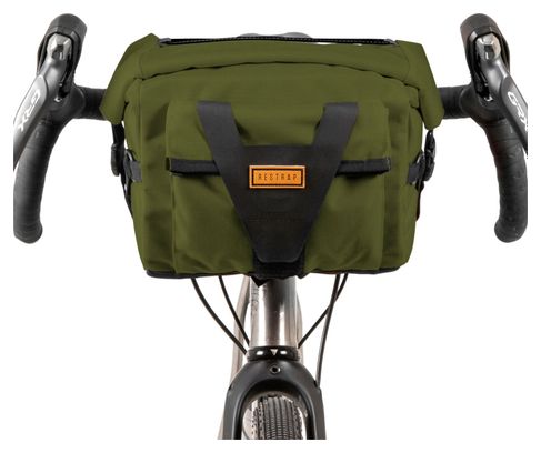 Restrap Bar Pack 10L Handlebar Bag Olive Green