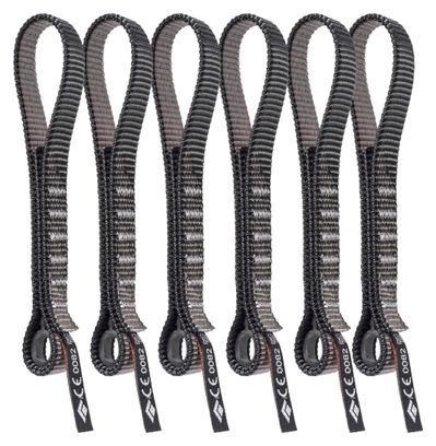 Cintas exprés Black Diamond Standard Dogbone de 16 cm (paquete de 6)