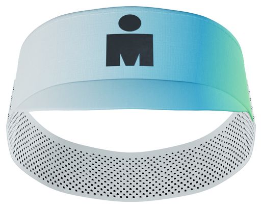 Visière Compressport Pro Racing Ironman 2026 Blanc/Bleu/Vert