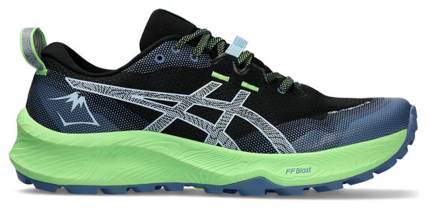 Asics Gel Trabuco 12 Zwart Blauw Groen Trail Hardloopschoenen