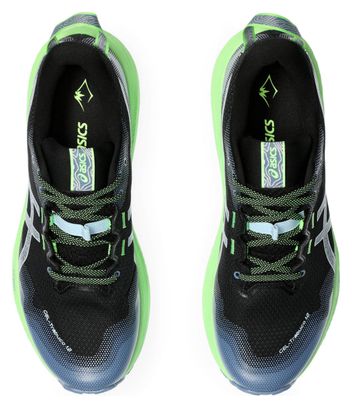 Asics Gel Trabuco 12 Black Blue Green Trail Running Shoes