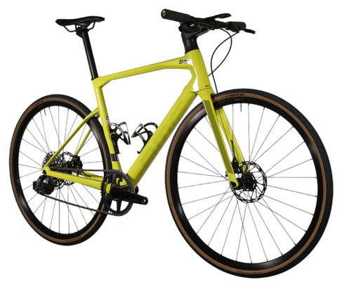 Producto renovado - Bicicleta de gravilla BMC Roadmachine X Two Sram Rival eTap AXS 12V 700mm Amarillo 2022