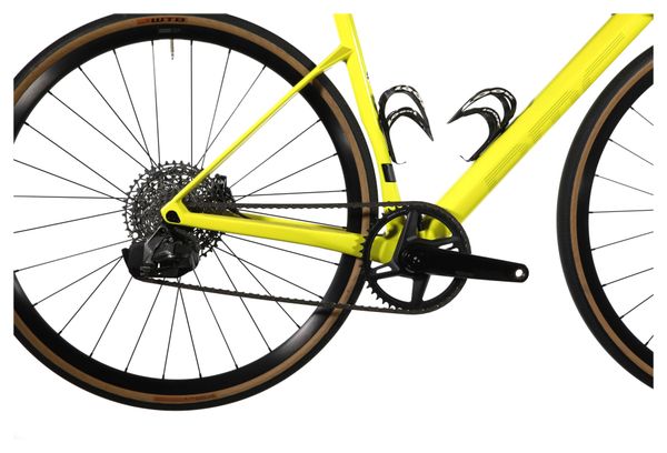 Producto renovado - Bicicleta de gravilla BMC Roadmachine X Two Sram Rival eTap AXS 12V 700mm Amarillo 2022