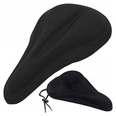 Housse de selle vélo confort Gel - Noir