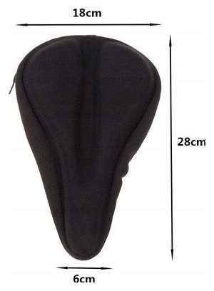 Bicycle Saddle Cloud9 GEL Plus Cruiser Coil Web Spring Dc-em 10.5 X 9.75 Black f