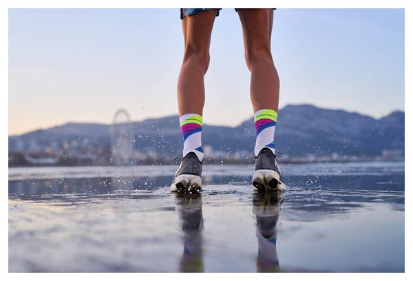 Incylence Ladders Running Socks White Green
