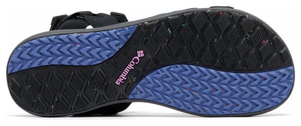 Columbia Globetrot Sandalias de senderismo para mujer Negro