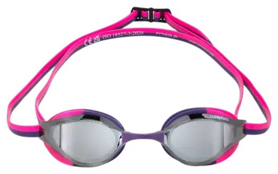 Arena Python Junior Mirror Schwimmbrille, rosa/violett, 6–12 Jahre