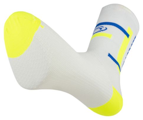 Chaussettes BV Sport Light Run ''Bali'' Blanc/Jaune/Bleu