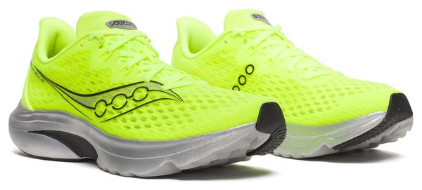 Saucony Kinvara 16 hardloopschoenen, geel/zilver, heren