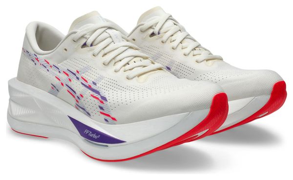 Asics Sonicblast hardloopschoenen wit/paars voor heren