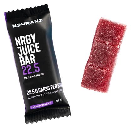 Nduranz Nrgy Juice Bar 22.5 Zwarte Bes - 28g