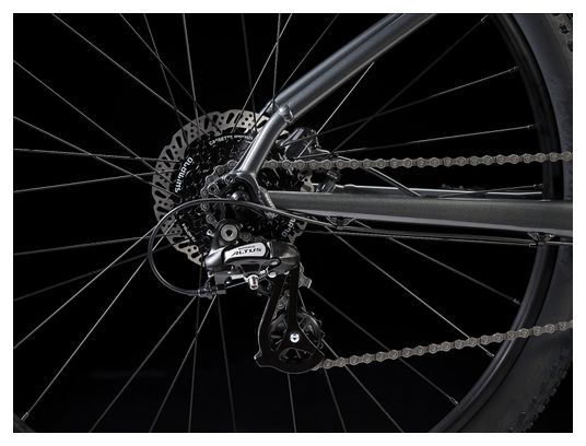 VTT Semi Rigide Trek Marlin 5 Shimano Altus 8V 27.5'' Gris Lithium 2023