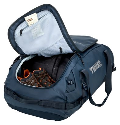 Borsa da viaggio Thule Chasm Recycled Duffel 70 L blu scuro
