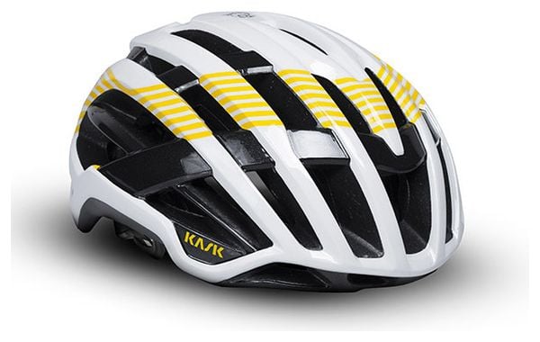 Kask Valegro Tour de France Limited Edition Road Helm Wit/Geel
