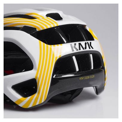 Kask Valegro Tour de France Limited Edition Road Helm Wit/Geel
