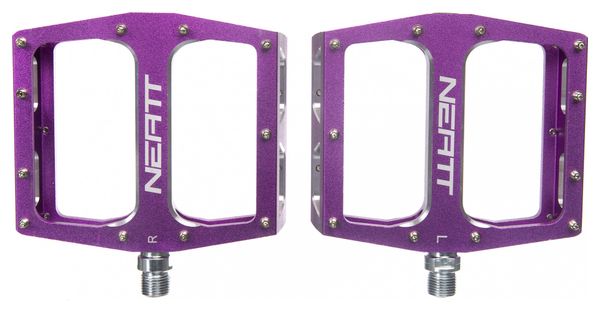 Coppia di pedali piatti Neatt Attack V2 XL 11 pin viola