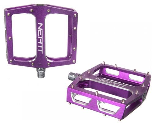 Neatt Attack V2 XL Flat Pedals 11 Pins Purple